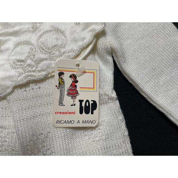 Vintage infant sweater set for 3 to 6 months, made in Italy - Picture 4 of 9